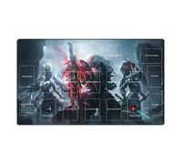 New Mlikemat Playmat Swordsoul of Mo Ye Swordsoul Sovereign TCG CCG OCG Trading Card Game Mat con zone + sacchetto in omaggio (ZD039-705-A)
