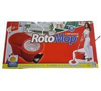 Rotomop Roto Mop Superfive Mocio Rotante in Microfibra Con Secchio Strizzatore