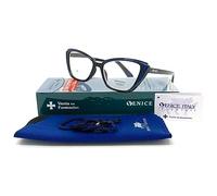 New Model Occhiali da Lettura ESCLUSIVO Vintage ultima moda Donna "MADISON", Visione Chiara (+1.00, Nero - Blu)