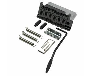 New Modern Bridge STRATOCASTER - 54mm- 2 Pts -completo - Nero - Chitarra STRAT