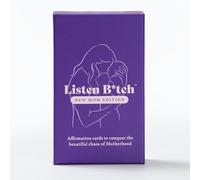 New Mom Edition | Regali Ascolta le affermazioni di Bitch | Carte di affermazione per conquistare il bellissimo caos della maternità