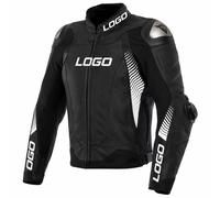 New Motorbike Leather Racing super speed 4 CE Level 2 Armor Cowhide Biker Jacket