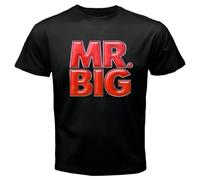 New-MR-Big-Metal-Rock-Band-Legend-Mens-Black-T-Shirt Black S