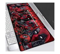 New mutant Deadpool Tappetino Mouse Gaming, Grande Anime Mouse Pad XXL 900x400mm Confortevole, Lavabile, 3mm Antiscivolo Tappetino Scrivania Supporto per Ufficio Computer, Adatto per computer e PC, C