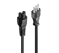 New Net - Alimentazione PC, IT Spina Cavo Caricabatterie con Tripolar Power 1.20m Nero Universale per dell ASUS HP Toshiba Lenovo Acer Samsung Medion Fujitsu Sony Caricatori