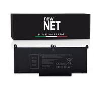 new net - Batteria Premium F3YGT [7.6V - 8000mAh] Compatibile con dell Latitude 7480, 7280, 7490, 7390, 7380, 7290