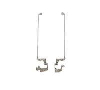 new net - Hinges Coppia Cerniere Supporti staffe per LCD Display compatibili con HP Pavilion 15-D057NR 15-D058NR 15-D060NR 15-D059NR 15-D072NR 15-D071NR 15-D079WM 15-D081NR 15-D082NR 15-D083