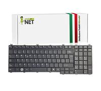 new net Keyboards - Tastiera Compatibile con Notebook Toshiba Satellite L350-14F L350-14Y L350-153 L350-150 L350-15E L350-159 L350-15O L350-15U L350-15V[ Layout ITA - Senza Frame ]