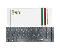 new net - Keyboards - Tastiera Italiana Compatibile con Notebook Acer NSK-R6ABC TMP455-MG PK130VR1A09 TMP455-M NK.I1717.0A1 NSK-R16BW 9Z.N9MBC.A0G[ Senza Frame - Retroilluminata - Layout ITA ]