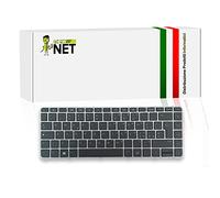 new net - Keyboards - Tastiera Italiana Compatibile con Notebook HP EliteBook 1040 G3 P4P80PT W0V63UP W8A40US W4C82US V1H45LT W5S15PA V6J60EC W5K04US V2W22UAR [ con Frame - Retroilluminata ]