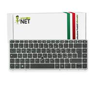 new net Keyboards - Tastiera Italiana Compatibile per Notebook HP 736654-061 NSK-CP2BV 9Z.N9JBV.20E con Frame Silver RETROILLUMINATA E TRACKPOINT