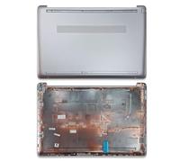 new net - Scocca Bottom Cover Inferiore Chassis Case Compatibile con HP 15s-du2081tu, 15s-du2083tu, 15s-du2084tu, 15s-du2085tu, 15s-du2086tu, 15s-du2087tu, 15s-du2088tu, 15s-du2089tu Argento
