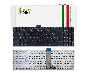new net - Tastiera Compatibile con ASUS 0KN0-R91IT21, 0KN0-R91IT2215, 0KN0-SG1IT12, 0KN0-R91IT23, 0KNB0-610MIT001, 0KNB0-610GIT001, 0KNB0-6113IT00 [Senza Frame - Colore Tasti Nero - Italiana]