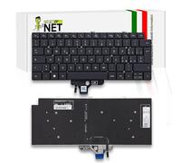 new net - Tastiera Compatibile con dell Latitude 5320, 5320 2-in-1, 5330, 5340, 7320, 7320 2-in-1, 7330 [Senza Frame - Colore Tasti Nero - Retroilluminata - Layout ITA]