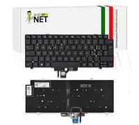 new net - Tastiera compatibile con Dell Precision 3470, 3480 [Senza frame - colore tasti Nero - Retroilluminata - Layout ITA]