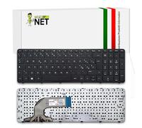 new net - Tastiera Compatibile con HP 15-r117nl, 15-r122nl, 15-r127nl, 15-r129nl, 15-r130nl, 15-r132nl, 15-r134nl, 15-r137nl, 15-r138nl, 15-r139nl, 15-r203nl [Frame Nero - Italiana]