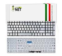 new net - Tastiera Compatibile con HP 250 G7, 250 G8, 250 G9, 255 G7, 255 G8, 255 G9 [Senza Frame - Colore Tasti Argento - Retroilluminata - Layout ITA]