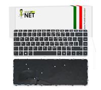 new net - Tastiera Compatibile con HP Mobile Thin Client mt42, mt43, ZBook 14u G4 [Frame Argento - Italiana]