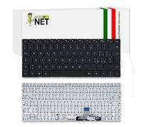 new net - Tastiera Compatibile con Huawei MateBook 13 2020 HNL-WDQ9, HNL-WFQ9, HNL-WDQ9Q, HNL-WFP9, HNL-WDP9Q, HNL-WFQ9Q [Senza Frame - Colore Tasti Nero - Retroilluminata - Italiana]