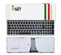 new net - Tastiera Compatibile con Lenovo T6G1-ITA, 5N20H03527, 9Z.NB4SN.20E, PK131J1A11, 5N20H03450, 5N20H03491, 5N20K13021 [Frame Silver - Italiana]