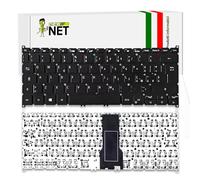 new net - Tastiera Compatibile con Notebook Acer Spin 5 SP513-52N-85DC, SP513-52N-85EA, SP513-52N-876R, SP513-52N-85LZ, SP513-52N-879C [Senza Frame - Colore Tasti Nero - Italiana]