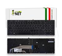 new net Tastiera Compatibile con Notebook HP ZBook 15 G3 Z6H80UC 5MA09UC 1FX07EP X7S07EC W2B36US V2D05AA W8E36UP W4W49US Y6J58ET Frame Grigio Scuro - Trackpoint - Retroilluminata - Italiana