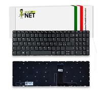 new net - Tastiera Compatibile con Notebook Lenovo IdeaPad S145-15IIL (Type 81W8), S145-15IWL (Type 81MV), V140-15IWL (Type 81K6) [Senza Frame - Colore Tasti Nero - Layout ITA]