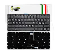 new net - Tastiera Compatibile con Notebook Lenovo V130-14IKB (Type 81HQ), V130-14IGM (Type 81HM) [Senza Frame - Colore Tasti Grigio - Italiana]