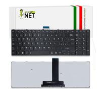 new net - Tastiera Compatibile con Toshiba Satellite PRO R50-C, R50-C-15W, R50-C-190, R50-C-13K, R50-C-12E, R50-C-152, R50-C-1DF, R50-C-174 [Frame Nero - Italiana]