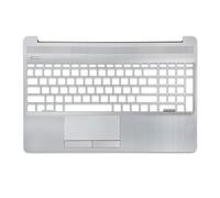 new net - Top Case Palmrest Compatibile con HP 15-dw1087nl, 15-dw1088nl, 15-dw2000nl, 15-dw2004nl, 15-dw2005nl, 15-dw2006nl, 15-dw2008nl [Colore Argento - Senza touchpad - Italiana]