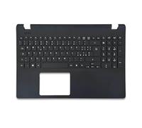 new net - Top Case Palmrest con Tastiera Compatibile con Acer Aspire ES1-512-P3QT, ES1-512-P4AV, ES1-512-P50M, ES1-512-P5G4, ES1-512-P5Z6, ES1-512-P65T [Frame Nero - Senza touchpad - Layout ITA]