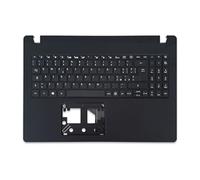 new net - Top Case Palmrest con Tastiera Compatibile con Acer TravelMate P2 TMP215-52, P215-52, TMP215-52G, P215-52G, Travelmate P50-52, TMP50-52 [Frame Nero - Senza touchpad - Layout ITA]