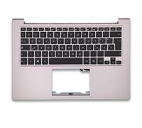 new net - Top Case Palmrest con Tastiera Compatibile con ASUS 90NB08V2-R31IT0 [Frame Argento - Retroilluminata - Senza touchpad - Italiana]