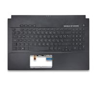 new net - Top case Palmrest con tastiera compatibile con ASUS 90NR00F2-R31IT0 [Frame Nero - Retroilluminata - senza touchpad - Layout ITA]