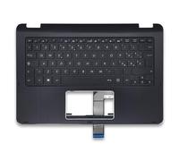 new net - Top Case Palmrest con Tastiera Compatibile con ASUS Vivobook Flip TP301, TP301U, TP301UA [Frame Nero - Senza touchpad - Layout ITA]