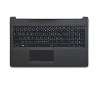 new net - Top Case Palmrest con Tastiera Compatibile con HP 15t-db000, 15t-db0xx, 15z-db1xx, 15z-db100, 15-ca0xxx [Frame Grigio - con touchpad - Italiana]
