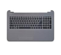 new net - Top Case Palmrest con Tastiera Compatibile con HP 250 G5, 255 G5 [Frame Argento - con touchpad - Italiana]