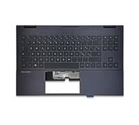 new net - Top Case Palmrest con Tastiera Compatibile con HP OMEN M00667-061, M00839-061, M53521-061 [Frame Nero - Retroilluminata - Senza touchpad - Italiana]