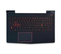 new net - Top Case Palmrest con Tastiera Compatibile con Lenovo Legion Y520-15IKBA (Type 80WY), Y520-15IKBM (Type 80YY) [Frame Nero - Retroilluminata - con touchpad - Italiana]