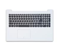 new net - Top Case Palmrest con Tastiera, touchpad e Speaker Compatibile con Lenovo IdeaPad 320-15IKB (Type 80XL, 80YE, 81BG, 81BT, 80YH, 81G3) [Frame Bianco - Layout ITA]