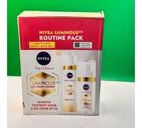 NEW NIVEA LUMINOUS630 ANTI DARK-MARKS SERUM 30ML + 40ML DAY CREAM ROUTINE PACK