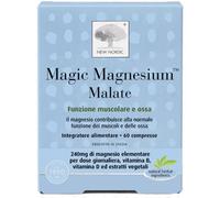 New Nordic Magic Magnesium Malate, 60 Compresse - Integratore di Magnesio