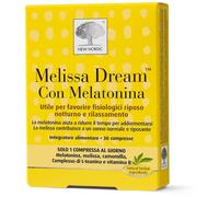 New Nordic Integratore Melissa Dream con Melatonina 30 compresse