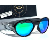 NEW Oakley CLIFDEN Nero Lucido Rotonda Galaxy Lenti Polarizzate 9440