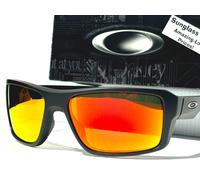 NEW Oakley DOUBLE EDGE Occhiali da Sole Nero Opaco Polarizzati Galaxy Ruby 9380