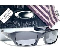 NEW Oakley Fives Squared Black USA Tonal FLAG Polarized Galaxy Black Occhiali