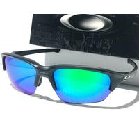 NEW Oakley FLAK BETA Nero Opaco Lenti Polarizzate Galaxy Jade 9363 Con Custodia