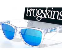 NEW Oakley Frogskins Occhiali da Sole Polarizzati Lente Galaxy Blue 9013