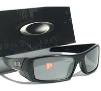 NEW Oakley GASCAN Nero Opaco Lenti Nere Polarizzate Iridium Occhiali 9014