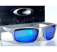 NEW Oakley GIBSTON X-Silver Occhiali Da Sole Polarizzati Galaxy Blue 9449